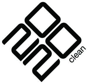 Black on white logo for Lincolnshire based business 20/20 Cleaning Ltd