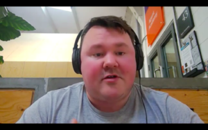 Dave Harland, The Wordman speaks on Zoom